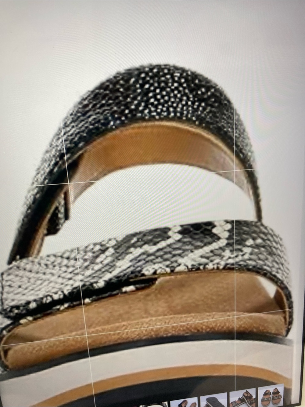 VIONIC Brielle Black & Tan Platform Sandal Size 9 - Picture 6 of 8